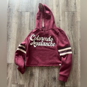 Colorado Avalanche Crop Sweatshirt